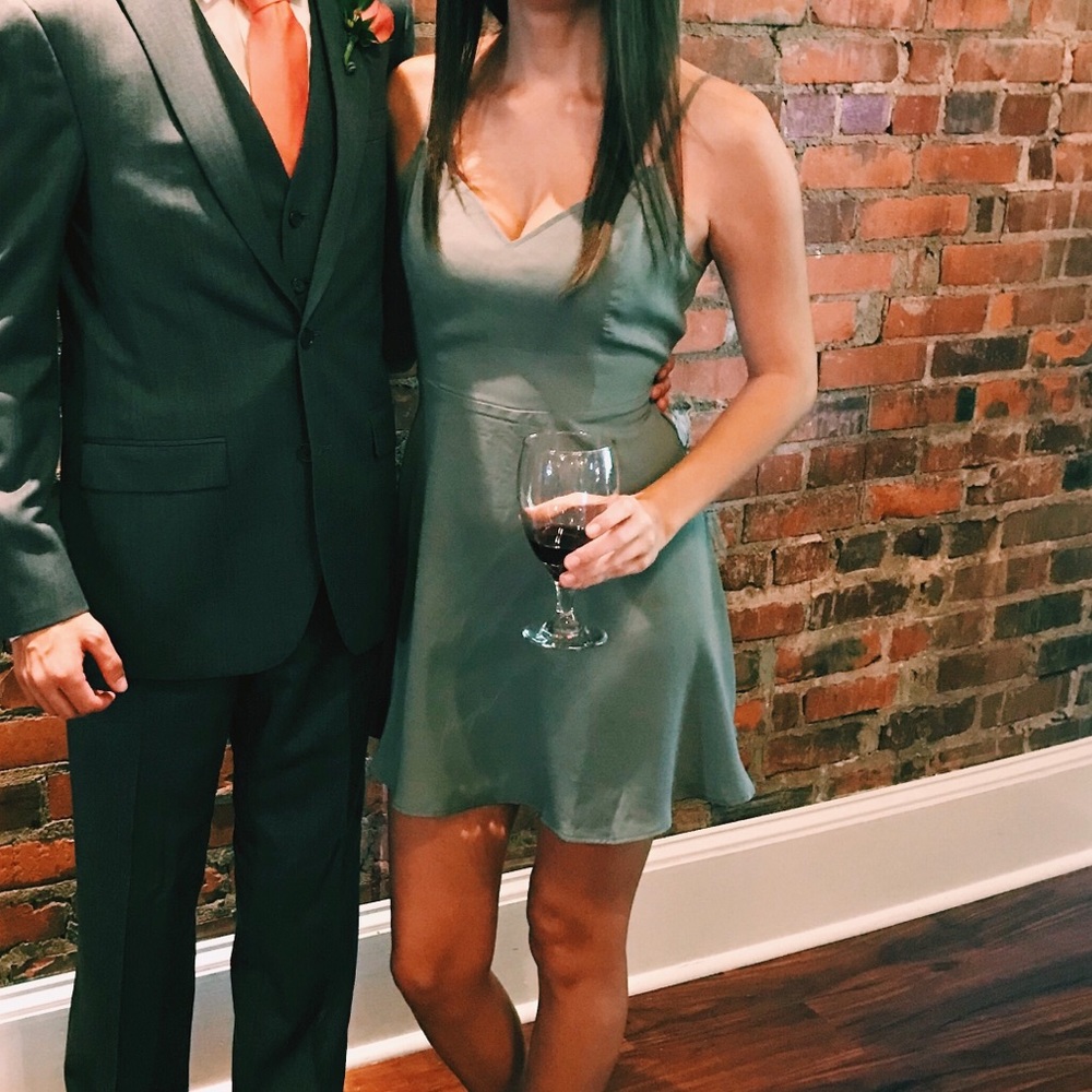 Forever 21 Olive Green Dress